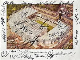 Signed Newcastle United Legends Photo Moncur Macdonald Lee Beardsley Solano 