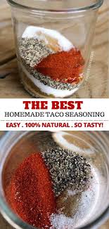 Homemade Taco Seasoning Recipe Homemade Tacos Homemade Taco Seasoning Homemade Seasonings
