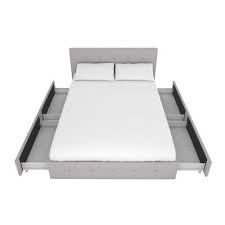 This multifunctional bed features four drawers of extra storage space for all your loose items. Winston Porter Houchins Upholstered Storage Platform Bed In 2021 Upholstered Bed With Storage Storage Platform Bed Upholstered Storage