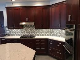 Maybe you would like to learn more about one of these? Bright Kitchen With Dark Cabinets And White Countertops Bay Area Kitchens