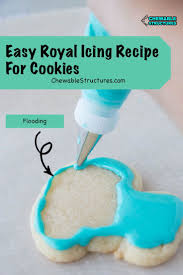 Sugar Cookie Icing With 3 Ingredients Chewable Structures Recipe Royal Icing Recipe Icing Recipe Easy Royal Icing Recipe