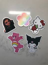 Perfect aesthetic stickers designed specifically for hydro flask but can also be used to personalize laptops, iphone, macbook, yeti water bottles, skateboards, . Y2k Sticker Pack Kuromi Sticker Hello Kitty Sticker Y2k Etsy