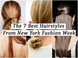 Weddings, proms, social events or the end result is a completely custom hairstyle that gives you the look and feel you desire without. The 7 Best Hairstyles From New York Fashion Week Boldsky Com