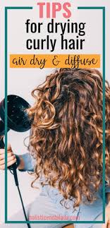 Hair can absorb up to 30% of its own weight in water, he said, which typically makes it weaker. Air Dry Curly Hair