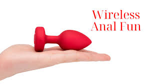 B-Vibe Vibrating Heart Butt Plug with Remote Control - Anal Plug