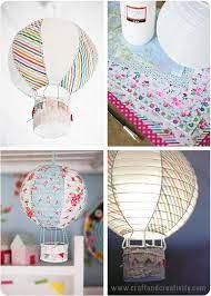 Paper Lantern Turned Into Hot Air Balloon Incredible Diy Paper Lanterns For Your Home Paper Lanterns Diy Balloon Crafts Hot Air Balloon Craft