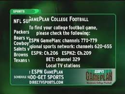 Sports are back in season. Directv Sports Schedule Channel September 2002 Youtube