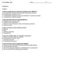 Related quizzes can be found here: Hillbilly Elegy Multiple Choice Test Quizzes For Every Chapter