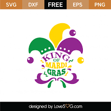 Download Free King Of Mardi Gras Svg Cut File Lovesvg Com