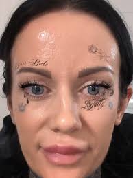 Melody Radford Face Tattoo