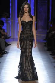Zuhair Murad Haute Couture Dress Tight Black Dress Lace And Transparencies Black Dress Blac Haute Couture Dresses Designer Summer Dresses Couture Gowns