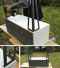 Le pied peut être fixé sur tous types de supports et plateaux en bois ou meubles. Comment Relooker Un Meuble Avec Des Pieds En Epingle 5 Etapes