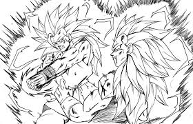 Maybe you would like to learn more about one of these? Ssj3 Goku Vs Ssj3 Vegeta Coloring Pages Coloring And Drawing