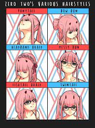 Zero Hairstyles Anime Zero Two Manga Hair