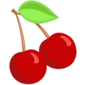 What does the cherry emoji mean. Cherries Emoji