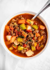 Hearty Vegetable Beef Soup Whole30 Approved I Heart Naptime Recipe Hearty Vegetable Soup Vegetable Soup Healthy Vegetable Beef Soup