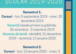 Elevii vor incepe cursurile mai devreme, in data de 9 septembrie 2019 si vor intra in vacanta de vara pe 13 iunie 2020. Structura Anului Scolar 2019 2020 Suntparinte Ro
