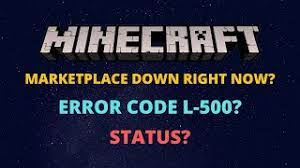 The following chart shows the number of reports that we have received about minecraft by time of day over the past 24 hours. Minecraft Error Code L 500 Minecraft Marketplace Not Loading Minecraft Marketplace Down Youtube