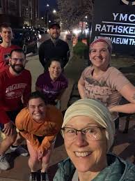 Running in blue tomorrow with my Annapolis crew