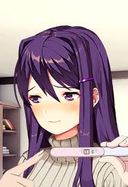 Yuri Blushes As She Tells You The Good News Doki Doki Literature Club Literature Club Literature Yuri