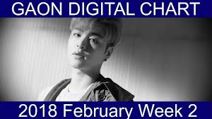 Gaon Chart Top 20 Korea Billboard February Week 2 2018