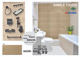 Spanish based factory tendencias cerámicas, presents a new high quality ceramic brand called dna tiles dna displays the key products in small sizes, as. Promosi Penghabisan Stok Di Ga Hing Harga Jubin Serendah Rm3 99 Je