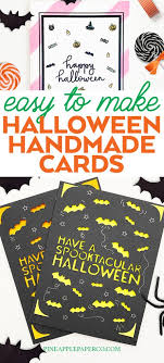 Trick or treat, smell my feet. Diy Halloween Cards Handmade Halloween Cards Pineapple Paper Co