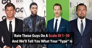 This is how i rate movies. Rate These Guys On A Scale Of 1 10 And We Ll Tell You Who Your Type Is Told You So Guys Celebrity Quizzes
