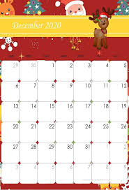 December 2020 Calendar Christmas Theme In 2020 Kids Calendar Printable December Calendar Cute Cale In 2020 Kids Calendar Printable December Calendar Cute Calendar