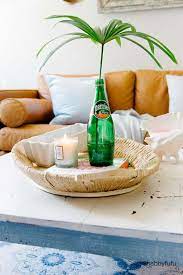 Coffee table trays should always look refreshing, unique and elegant, as that is where you would sit for a fresh cup of coffee and feel rejuvenated. How To Style Decorate A Coffee Table With A Tray Shabbyfufu Com