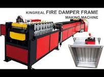 KINGREAL AUTOMATIC FIRE DAMPER FRAME MAKING MACHINE