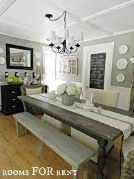 Interior dining room table centerpieces home dining room table farmhouse dining rustic house decor dining room design farmhouse style table. Decor For Dining Room Homifind