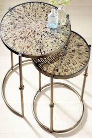 Sparkle Mosaic Nesting Tables Gold Gold Nesting Tables Home Decor Sites Table