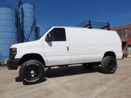 2008 Ford E 350 Custom 4x4 Passenger Cargo Camping Van Rv Prep V10 46k Miles Custom Vans Van Lifted Van