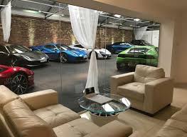Perfect Car Garage With A View Lamborghini Huracan Aventador Aston Martin Ferrari And Mclaren Car Garage Dream Cars Dream Garage