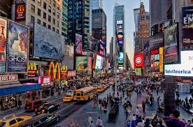 Times square is also the centre of the theatre district, which is bounded roughly by sixth and eighth avenues to the east and west, respectively, and by 40th and 53rd streets to the south and north, respectively. Explore Times Square In New York City New York Habitat Blog