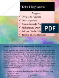 Apabila suatu objek, misal karya seni, ujaran dan sebagainya cukup jelas maknanya istilah interpretasi bisa merujuk pada proses penafsiran yang sedang berlangsung atau hasil dari proses tersebut. Soal Soal Teks Eksplanasi