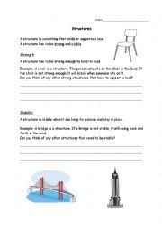 From learning how to measure things to learning about habitats and more, this year, kids are introduced to scientific processes and concepts that form the core of the subject. Grade 3 Science Structures Esl Worksheet By Ashely