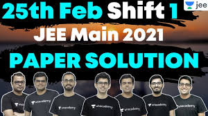 By using jee main 2021 question paper, you can easily have a thorough exam analysis. Jee Main 2021 Paper Solution 25th Feb Shift 1 Physics Chemistry Maths Unacademy Jee Youtube