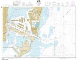 Miami Harbor 11468 44 By Noaa Nautical Charts Nautical