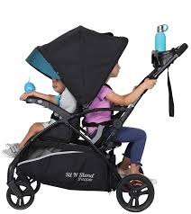 Tomy Australia Multi Functional Versatility Combining Comfort And Style The Baby Trend Sit N Stand Stroller Allows One Child To Sit Comfortably In The Front Seat And Another Child Can Sit Or
