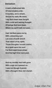 Imitation Poem By Edgar Allan Poe Poem Hunter Rainbow Poem Poems Gothic Poems