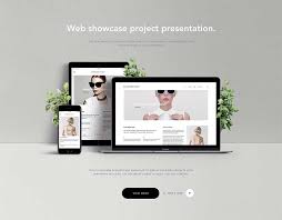 This Is An Elegant Website Showcase Portfolio Psd Template With A Desktop Tablet And Mobile Devices To D Website Mockup Website Mockup Free Website Mockup Psd