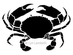 Crab Clipart Instant Download Hand Drawn Digital Mud Crab Silhouette Seafood Graphic Crabs Design Scylla Serrata Silhouette Art How To Draw Hands Crab Clipart