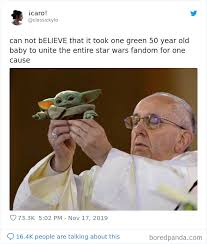 Funny collection of baby yoda memes, jokes and comics that make your laugh and great mood for all day. 30 Baby Yoda Memes To Save You From The Dark Side Bored Panda