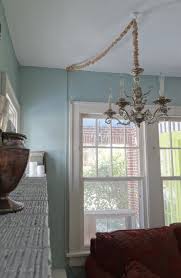 How To Hang A Chandelier In A Room Without Wiring For An Overhead Light Hawk Hill Plug In Chandelier Hanging Light Fixtures Ceiling Lights