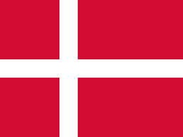 The vertical part of the cross is shifted to the hoist side. Flag Danii Besplatnye Fony