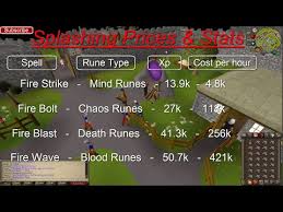 Osrs how to create a f2p strength pure for pking. Osrs Splashing Guide Prices Xp Youtube