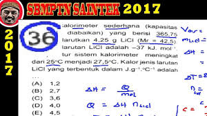 We did not find results for: Pembahasan Soal Sbmptn 2017 Saintek Kimia No 36 Kalor Jenis Dan Enthalpi Youtube