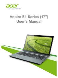 Al cerrar esta ventana o seguir navegando por el sitio web, aceptas el uso de estas cookies. Acer Aspire E1 Series User Manual Pdf Download Manualslib